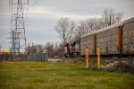 CP + CEFX AC44CW Locomotives leading a train